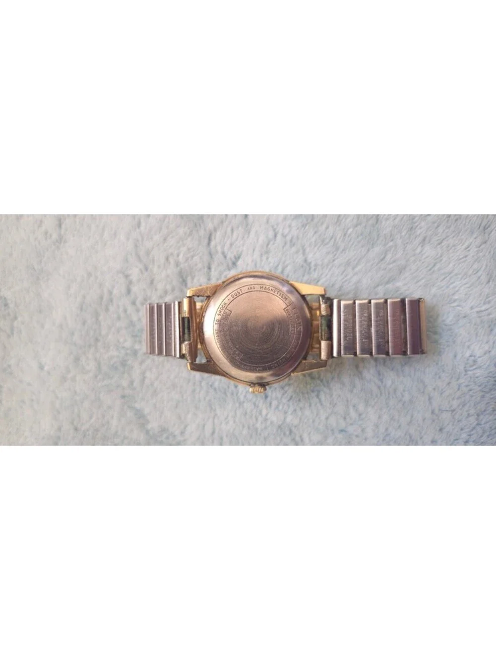 Vintage Elgin 27 Jewel Self Winding Men's Wristwatch 10k RGP Bezel  AS IS READ